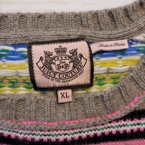 Juicy Couture sweater size XL
